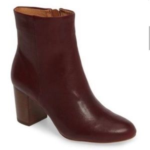 CORSO COMO heeled booties, burgundy, us9